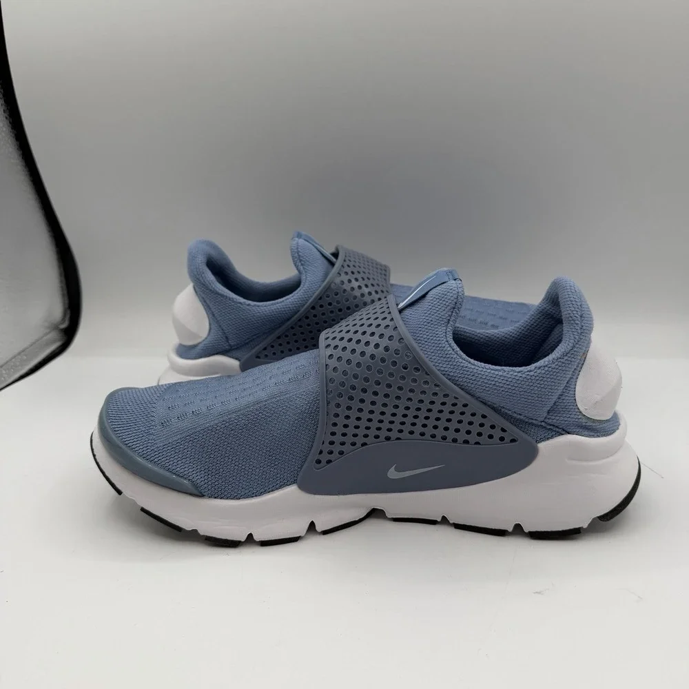 Nike Sock Dart KJCRD Running Shoes Mens Sz 8 Work Blue/White Sneakers 819686-403